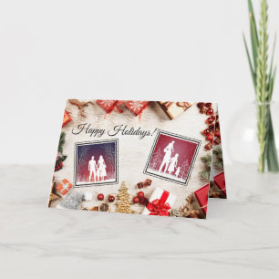 Happy Holidays Customizable Greeting Card