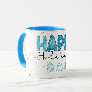 Happy Holidays Customize Mug