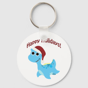 Happy Holidays! Cute Nessie Keychain