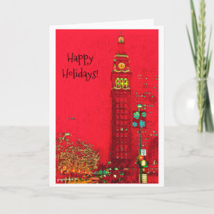 Happy Holidays, Daniel & Fisher Tower, Denver, CO- Holiday Card