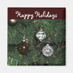 Happy Holidays Decor Magnet