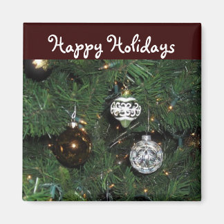 Happy Holidays Decor Magnet
