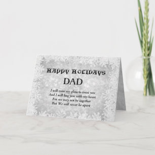 Happy Holidays Distance Dad Christmas Card