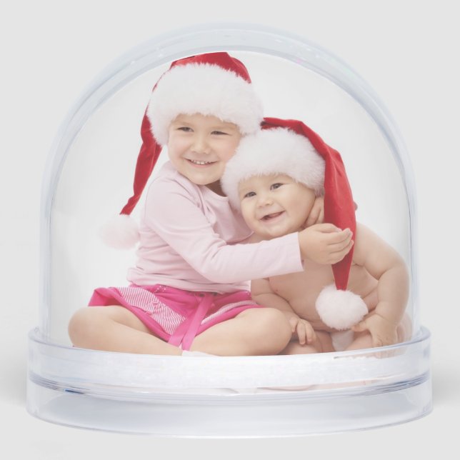 Happy Holidays Double Photo Snowglobe (Front)
