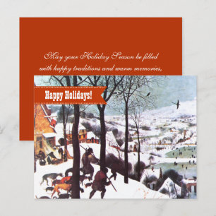 Happy Holidays. Fine Art Christmas Card