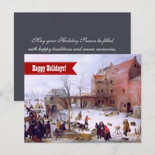 Happy Holidays. Fine Art Christmas Card