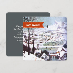 Happy Holidays. Fine Art Christmas Holiday Card