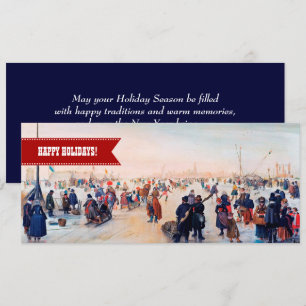 Happy Holidays. Fine Art Christmas Holiday Card