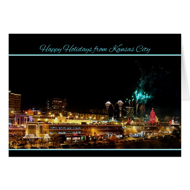 Happy Holidays Fireworks Kansas City Plaza Lights (Front Horizontal)
