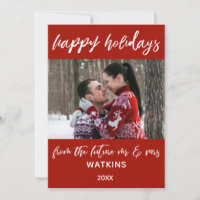 Happy Holidays from Future Mr & Mrs Colour Photo