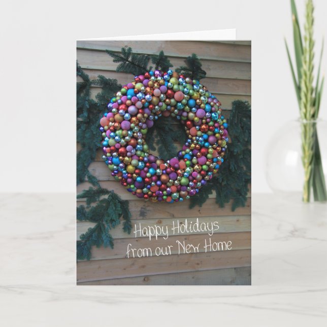Happy Holidays from our new home Holiday Card (Front)