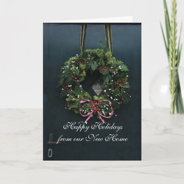 Happy Holidays from our new home Holiday Card (Front)
