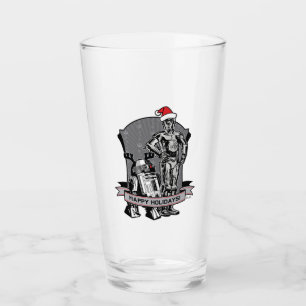 Happy Holidays From R2-D2 & C-2PO Glass