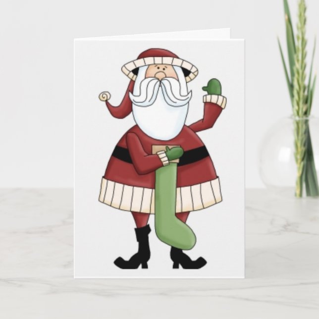 ****HAPPY HOLIDAYS*** FROM SANTA! HOLIDAY CARD (Front)