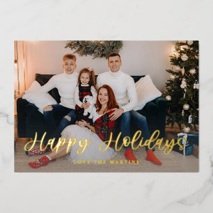 Happy Holidays Fun Script Photo - WH