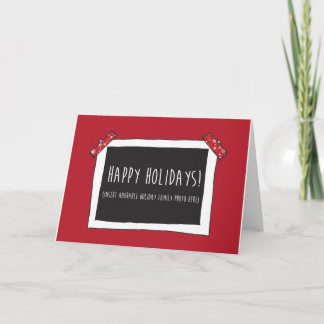 Happy Holidays Funny Card (Insert photo here)