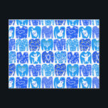 HAPPY HOLIDAYS Funny Ugly Hannukah Sweaters Postcard<br><div class="desc">Add your own text to the front and back,  or change the colours. Take a look at my shop for more!</div>