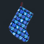 HAPPY HOLIDAYS Funny Ugly Hannukah Sweaters Small Christmas Stocking<br><div class="desc">Show your love for the holidays. Hand drawn by me! Check my shop for lots more matching items like wrapping paper,  pillows,  towels and gift wrap too!</div>