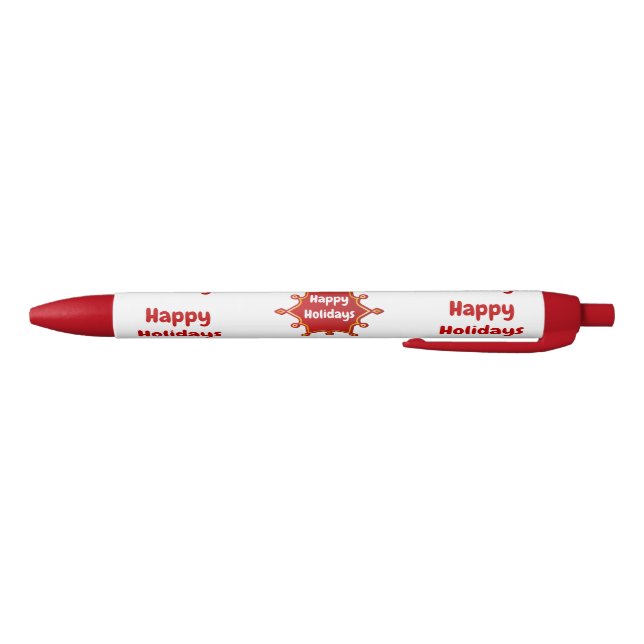 Happy Holidays Gift Tag Writing Pen (Bottom)