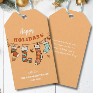 Happy Holidays  Gift Tags