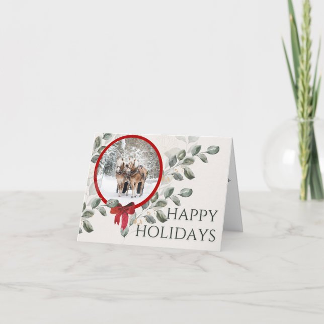 Happy Holidays Greeting Card (Front)