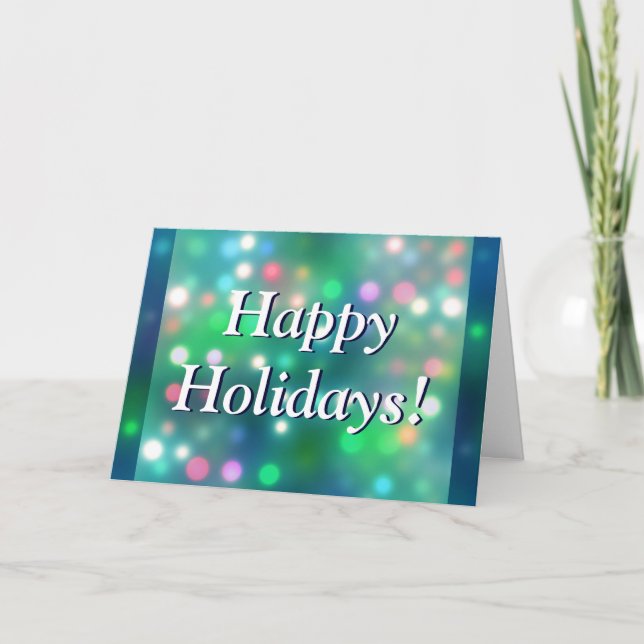 Happy Holidays Greeting Card (Front)