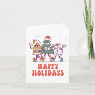 Happy Holidays: Groovy Festive Trio Card