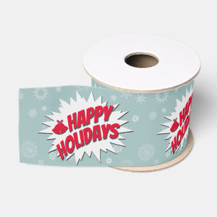Happy Holidays Grosgrain Ribbon