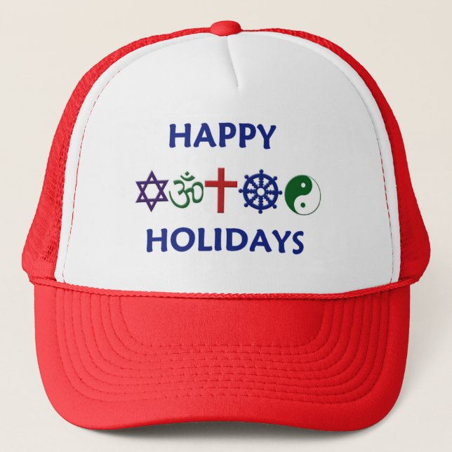 HAPPY HOLIDAYS Hat (Front)