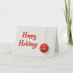 Happy Holidays Holiday Card