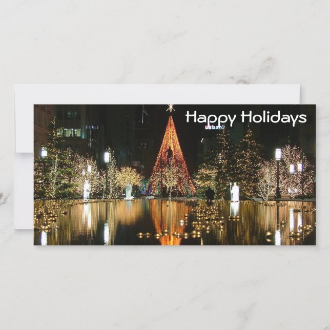 Happy Holidays Holiday Card (Front)