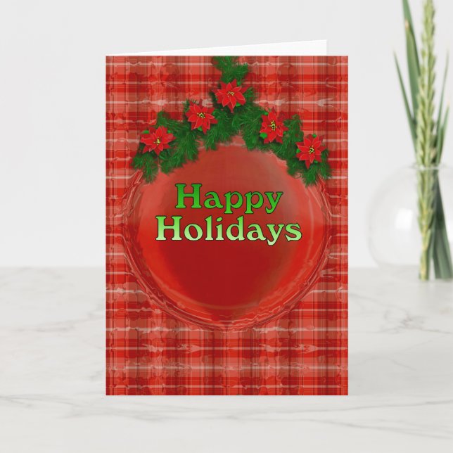 Happy Holidays Holiday Card (Front)