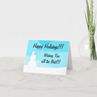 Happy Holidays Holiday Card