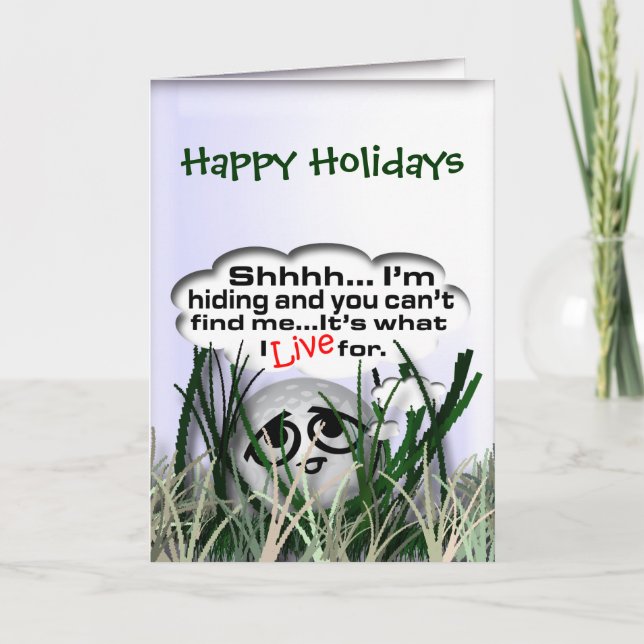 Happy Holidays Holiday Card (Front)