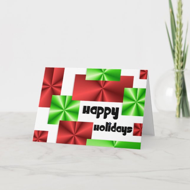 Happy Holidays Holiday Card (Front)