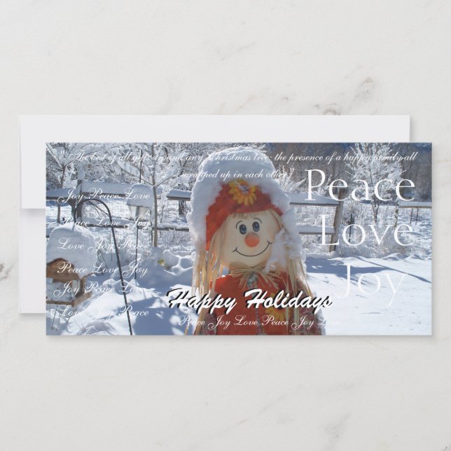 Happy Holidays Holiday Card (Front)