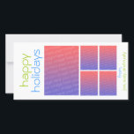 happy holidays holiday card<br><div class="desc">Happy Holidays from the family! Add 5 images of your family to share with your loved ones for the holidays!</div>