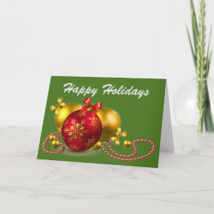 Happy Holidays Holiday Card
