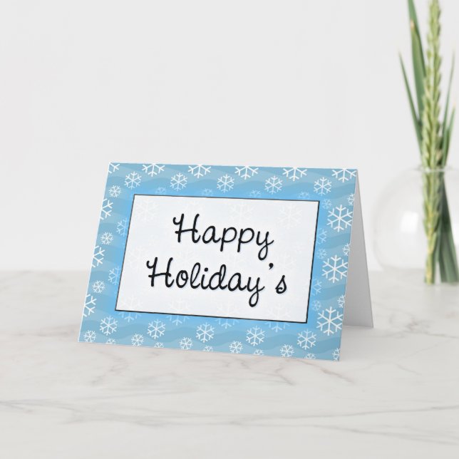 Happy Holiday's Holiday Card (Front)