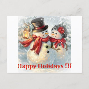 Happy Holidays !!! Holiday Postcard