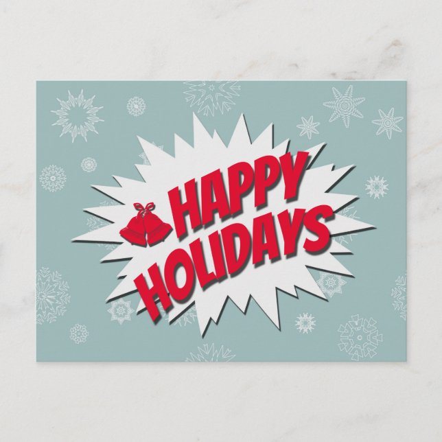 Happy Holidays Holiday Postcard (Front)