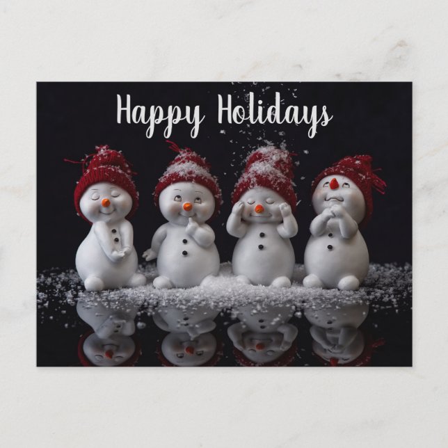 Happy Holidays Holiday Postcard (Front)