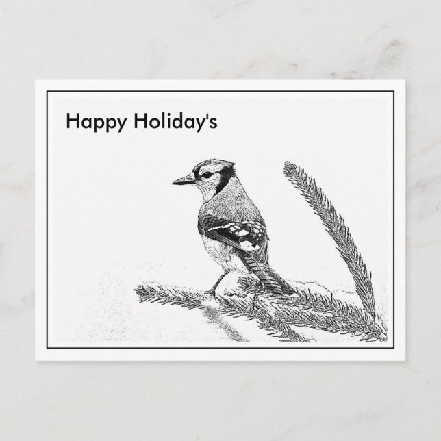Happy Holiday's Holiday Postcard (Front)
