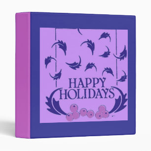 Happy Holidays Holly Binder