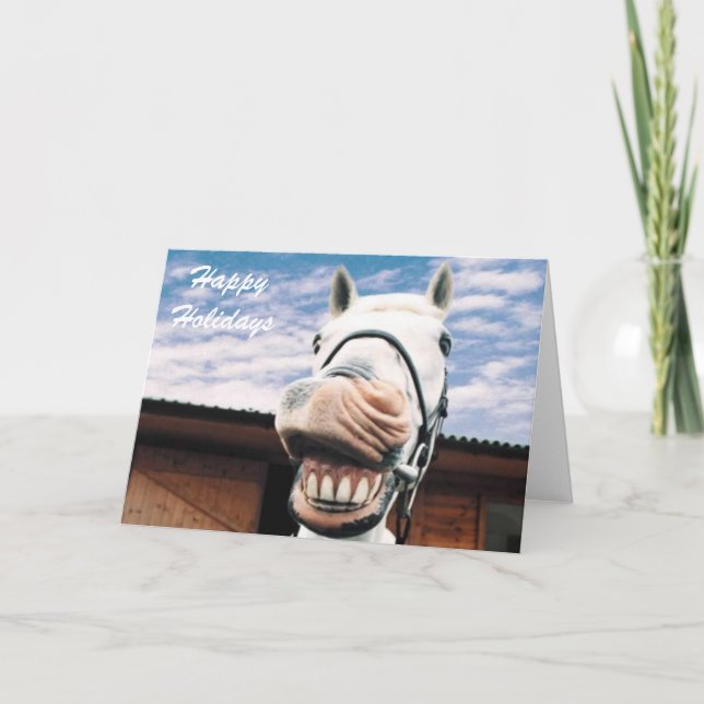 Happy Holidays Horse Cards (Front)