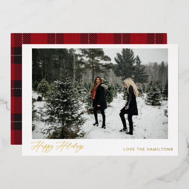 Happy Holidays Instant Photo (Front/Back)