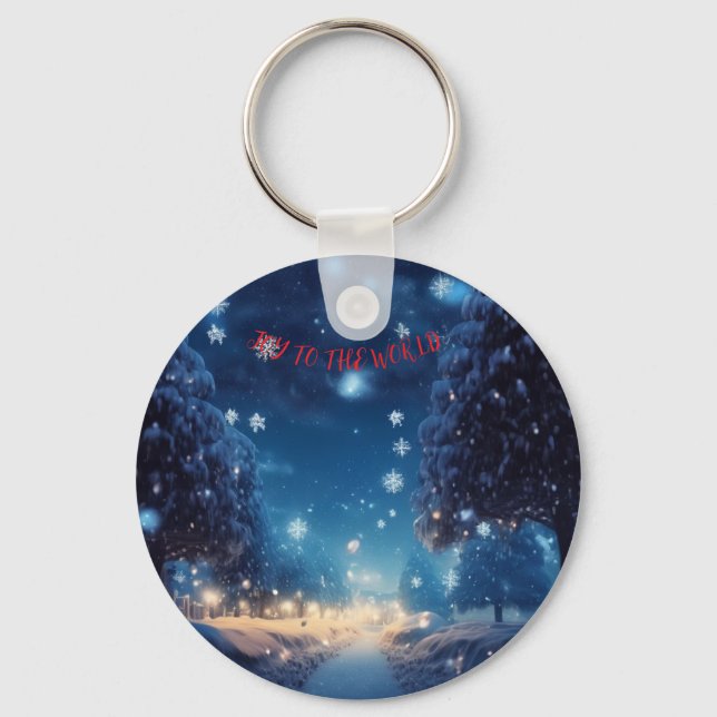 HAPPY HOLIDAYS KEYCHAIN (Front)