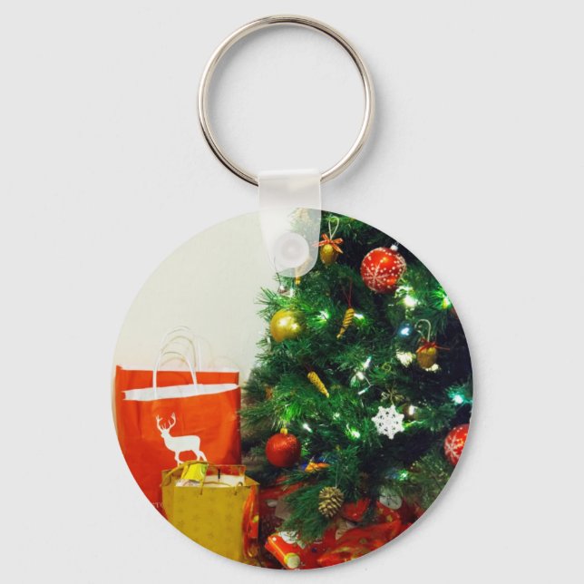 HAPPY HOLIDAYS KEYCHAIN (Front)