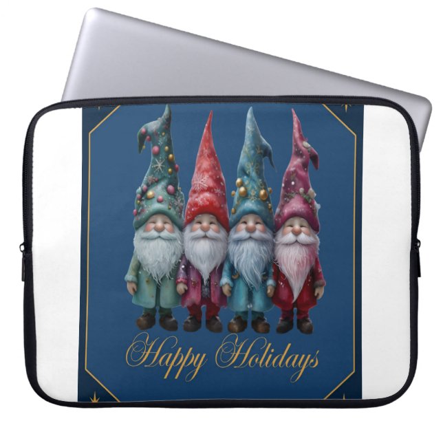 Happy Holidays  Laptop Sleeve (Front)