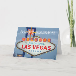Happy Holidays Las Vegas Card
